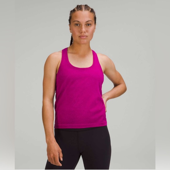 NWT Lululemon Swiftly Tech Racerback Tank Top 2.0 - Size 8 Magenta Purple - Picture 2 of 8